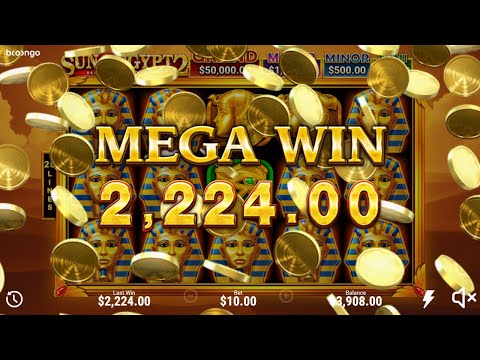 Играйте в захватывающую игру Sun of Egypt 2: online казино с настоящим египетским флиром
